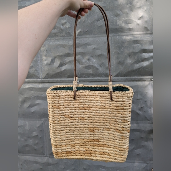 Vintage Beaded Straw Fruits Bag - Picture 7 of 12